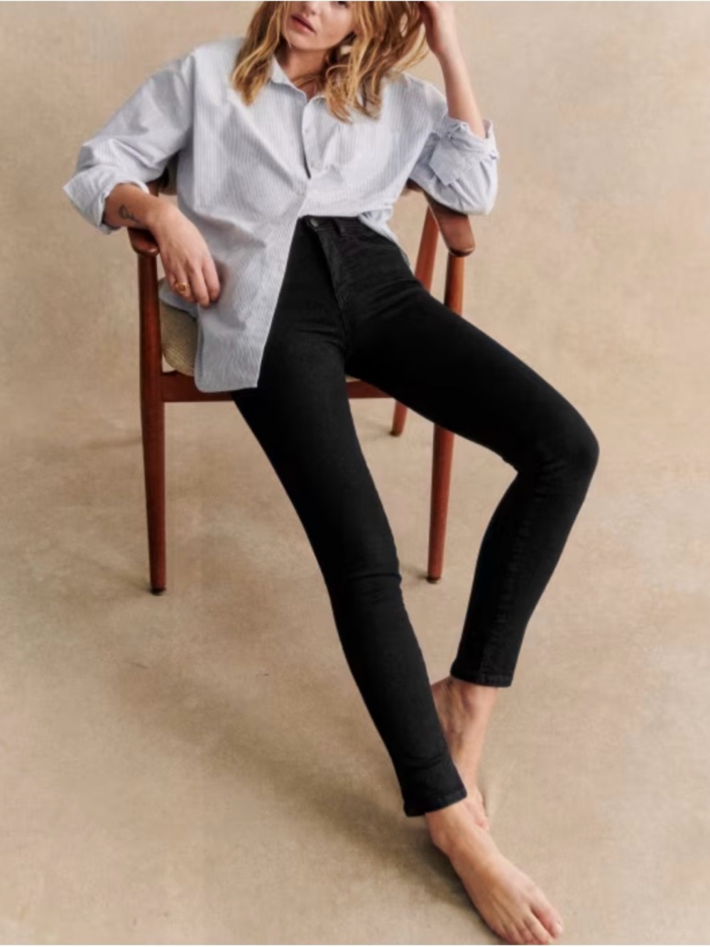 Sézane Archival “The Perfect” Slim Jeans | Low Rise | Sz 27